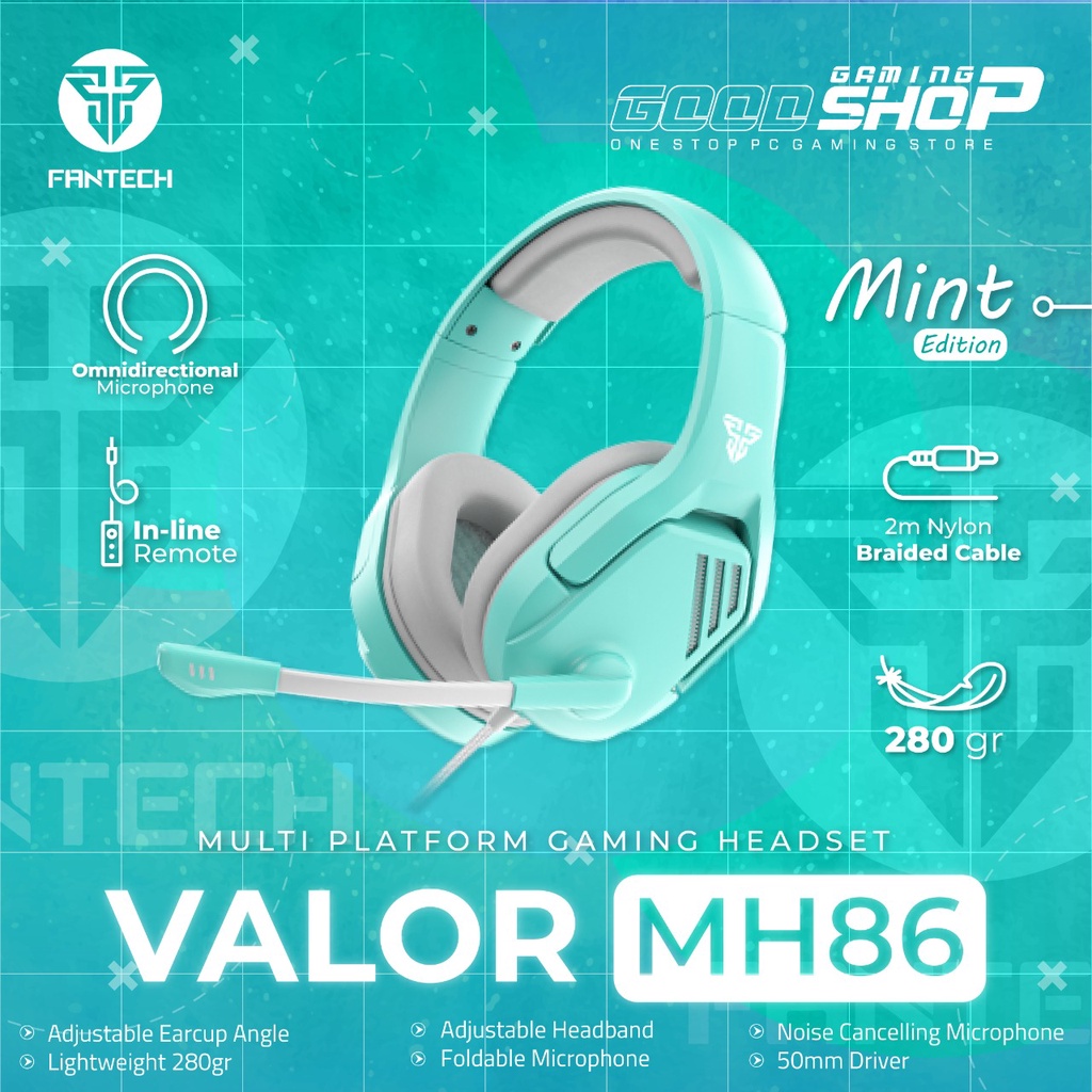 Fantech MINT EDITION Valor MH86 / MH 86 - Headset Gaming