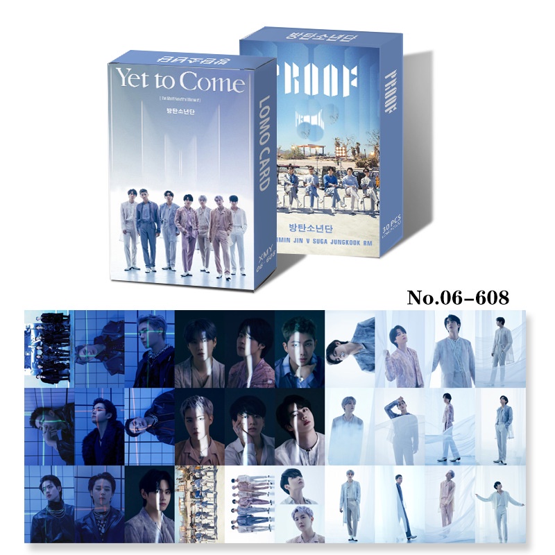 30pcs Kartu Foto Album BTS 2022 FESTA SPY Ukuran Kecil