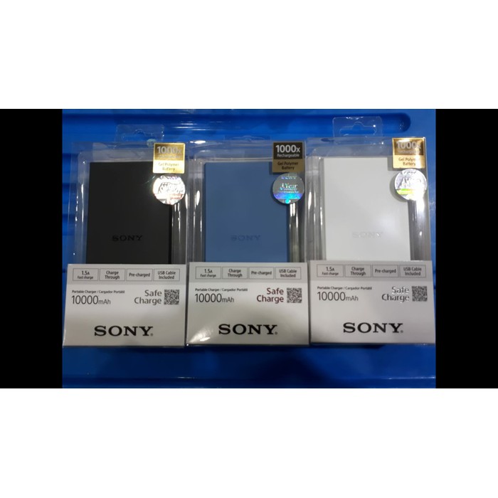 "Power bank Sony portable murah cp-v10 10000 mah garansi resmi/ori"