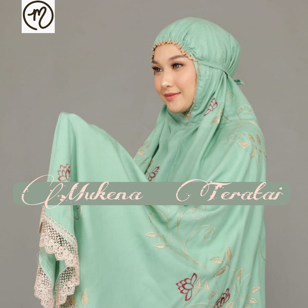 ALMAHIRA - Mukena Dewasa Terbaru Bordir Mewah Platinum Rose || Mukena Dewasa Rayon