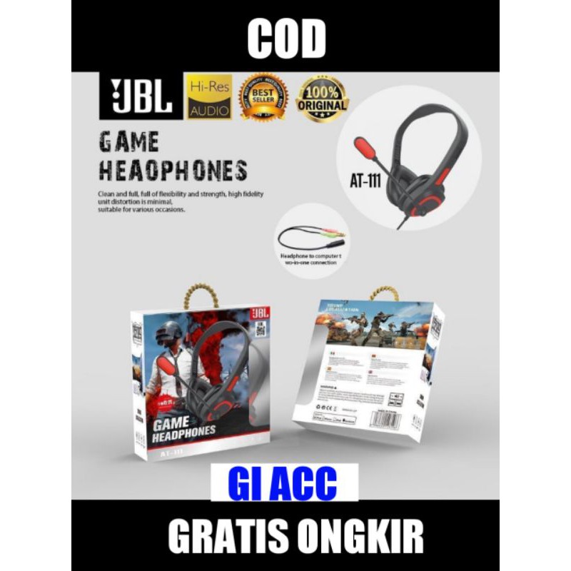 HF/Headset Bando Gaming AT-111