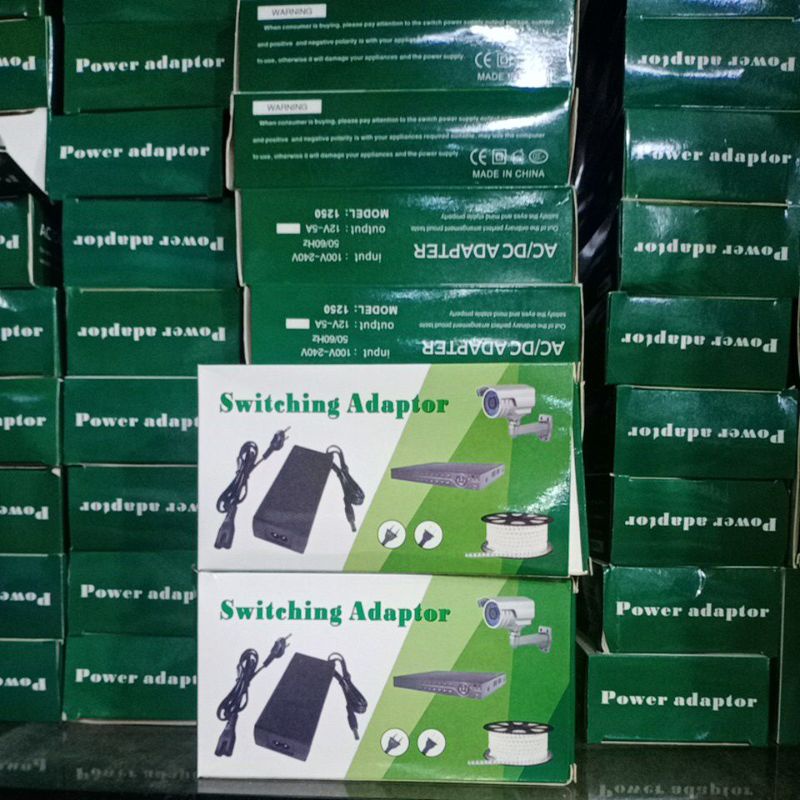 adaptor dvr cctv bagus 12v 5a