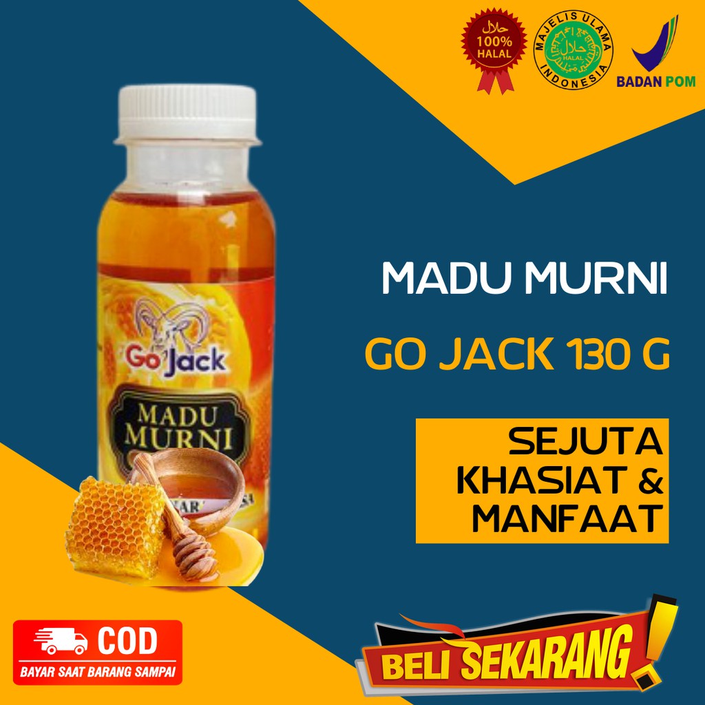 

MADU MURNI ASLI GOJACK ASLI 100% 130 G BERKUALITAS & BERKHASIAT MENGGEMUKKAN BADAN