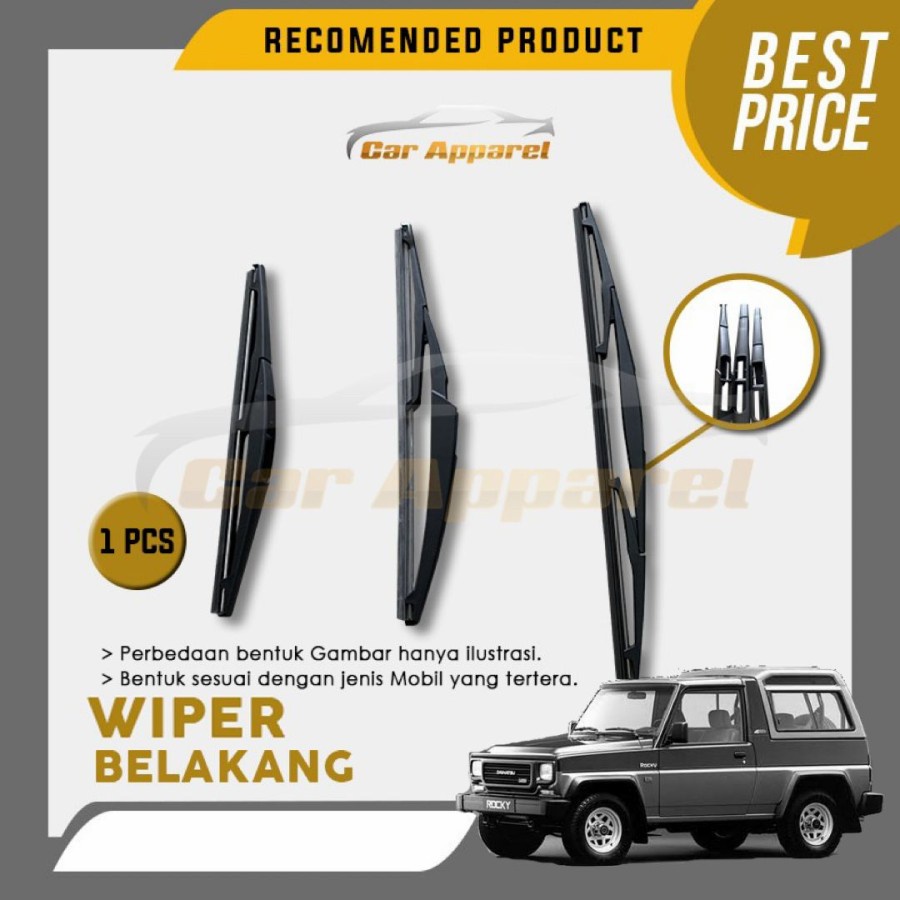 Wiper Belakang FEROZA TAFT GT / Rear Wiper FEROZA TAFT GT
