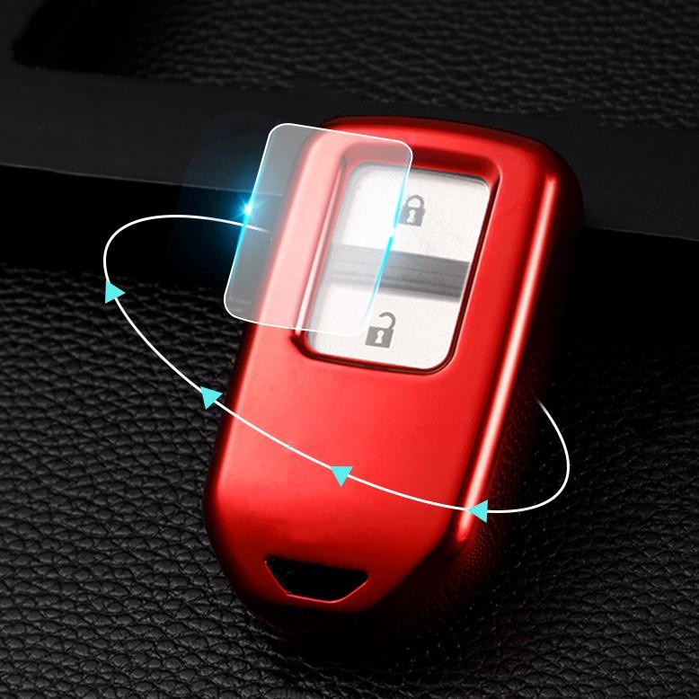 Casing Kunci Mobil Keyless Bahan Silikon Untuk Honda HRV / BRV / Jazz / CRV 2014-2021