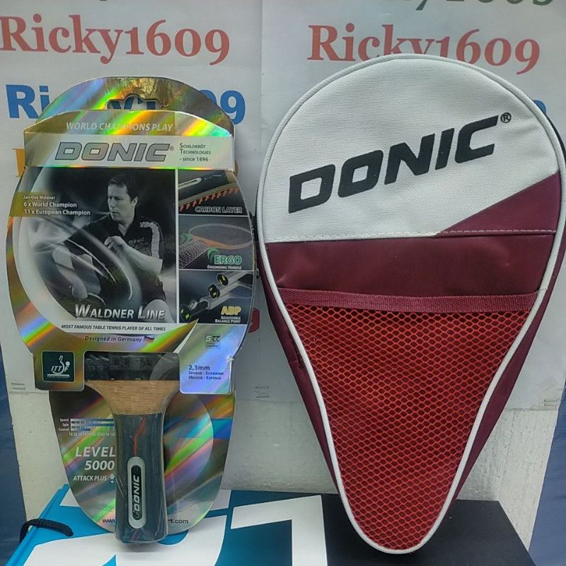 BET PINGPONG DONIC WALDNER LINE 5000 - BET DONIC WALDNER LINE LEVEL 5000 - CARBON - ADJUSTABLE BALAN