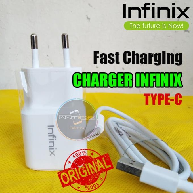Charger Handphone Charger Infinix Note 8 / Zero 8 Original 100% Type C Fast Charging