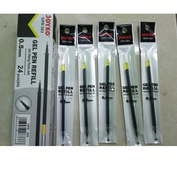 

Recomend 24 PCS ISI PEN GEL JOYKO GPR 263 / REFILL PULPEN JOYKO 이