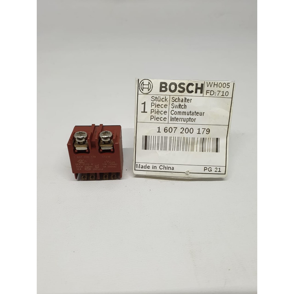 BOSCH GWS 060 SWITCH SAKLAR MESIN GERINDA ORIGINAL 1607200179