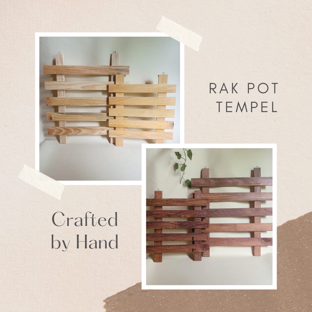 Rak Pot Tempel Dinding Alas Pot Dinding