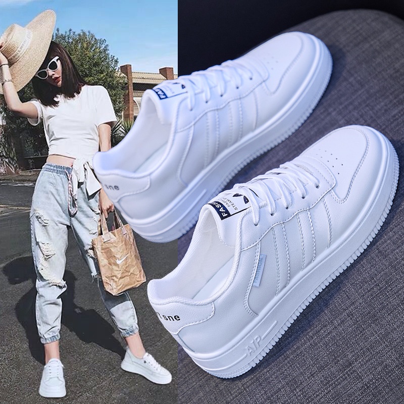 sepatu kets sneakers wanita import korea - sepatu casual wanita import DM07