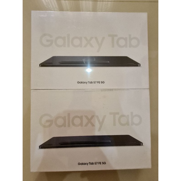 Samsung Galaxy Tab S7 FE 5G 6/128gb Grs Resmi Samsung Indonesia SEIN