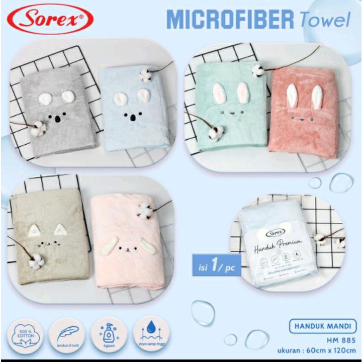 Sorex Handuk Mandi Dewasa Dan Anak Super Soft Towel