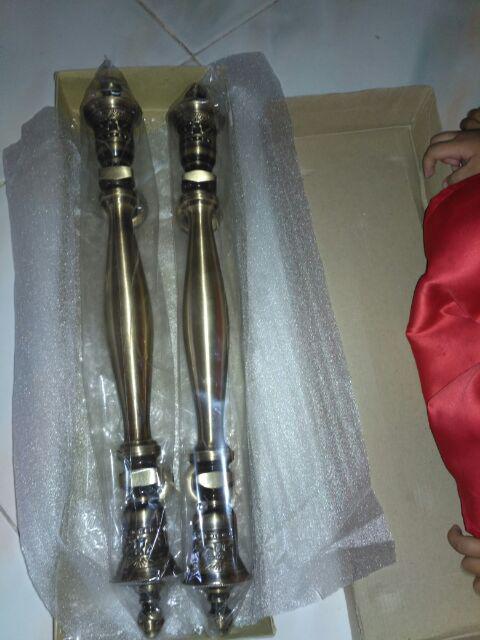 Handle Pintu Antik Kuningan 50cm