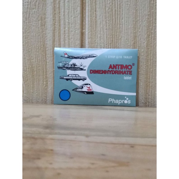 Antimo 50mg 10 Tablet | Mengatasi Mabuk Perjalanan