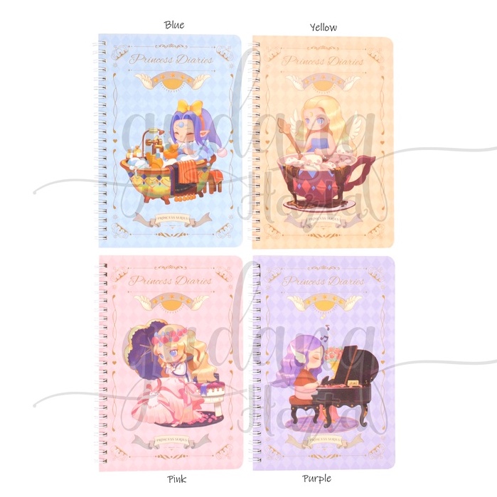 Notebook A5 Spiral Princess Diaries Buku Motif Putri Musik GH 308158