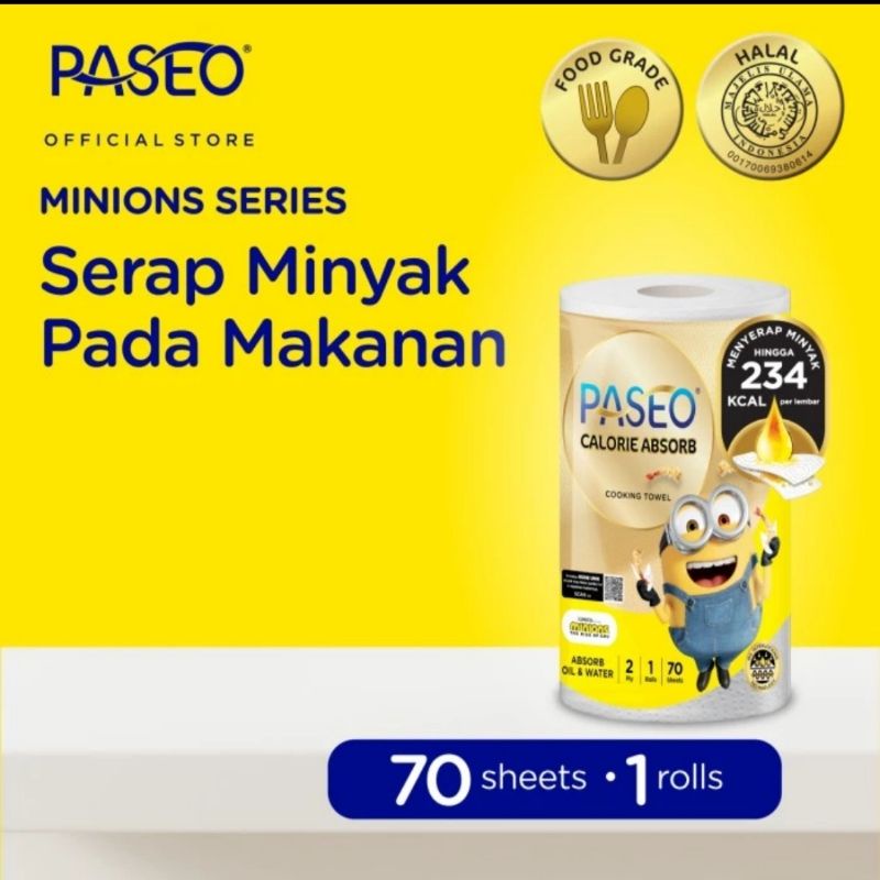 Tisu Paseo Kitchen Towel 1roll 70's