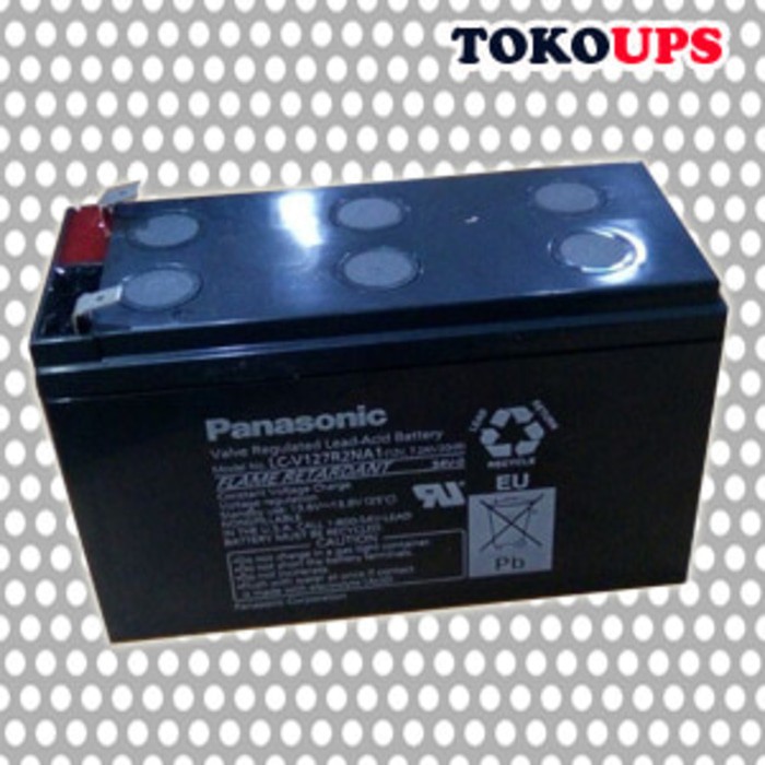 Baterai UPS Panasonic 12V 7.2Ah Original
