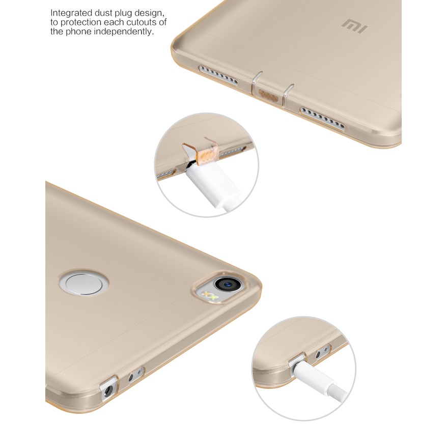 Case Xiaomi Max Softcase Transparan TPU Original