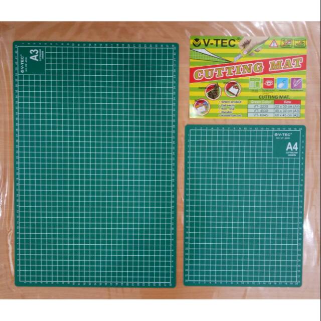 

Cutting mat / alas potong kerajinan tangan (A4/A3) vtec