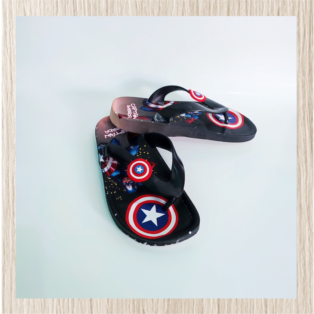 Sandal Anak Laki-Laki Iron Man Avenger | Sendal Jepit Iron Man