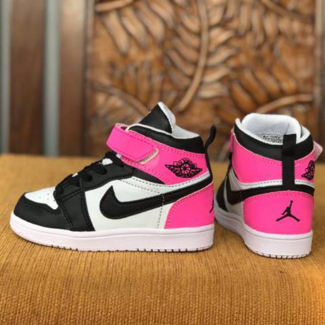 SEPATU ANAK CEWEK JORDAN PREMIUM QUALITY JORDAN KIDS PINK CEWEK