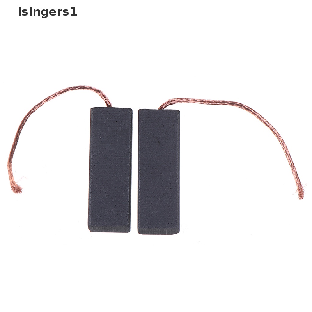 (lsingers1) 2pcs Sikat Karbon Warna Hitam Ukuran 5x13.5x40mm Untuk Mesin Cuci