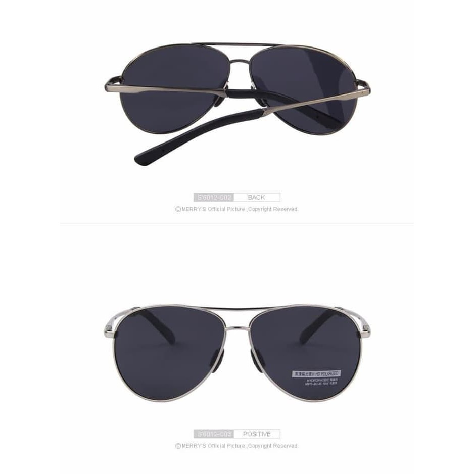 Kacamata Pria Wanita Model Aviator Sunglass HD Polarized UV HQ