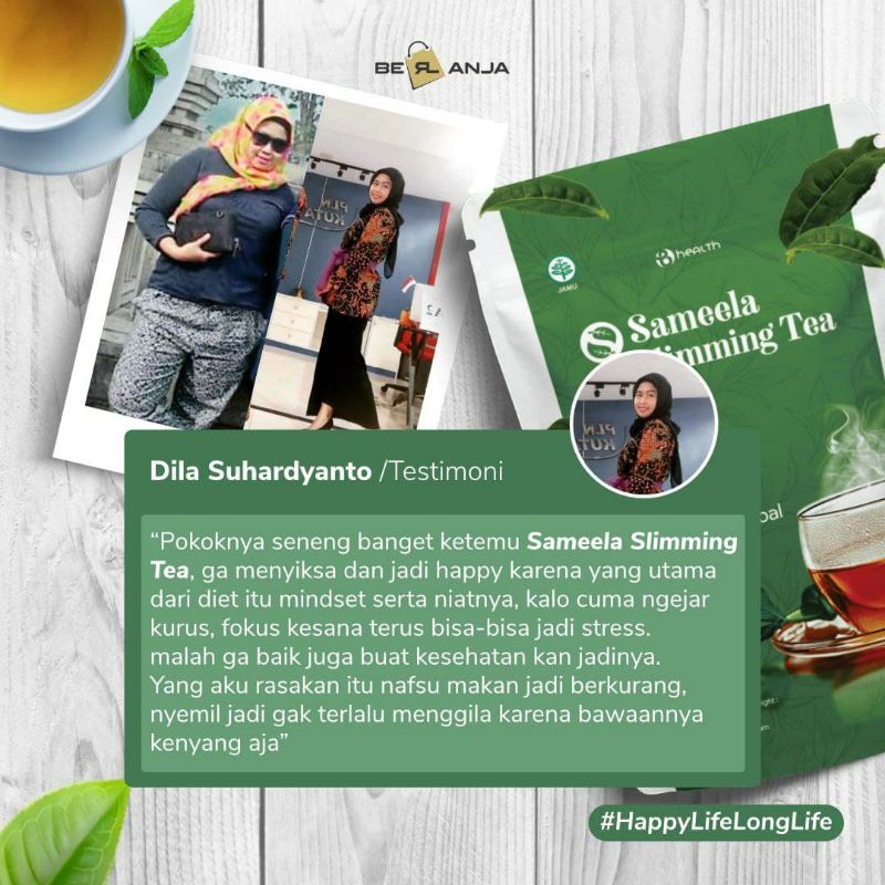 Saamelaa Sliming Teaa Berlemon 500 ml - Membantu Menurunkan Berat Badan