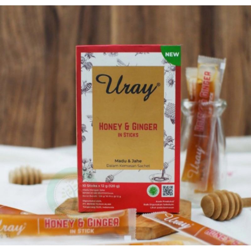 

madu uray sachet - honey and ginseng in stick 120g