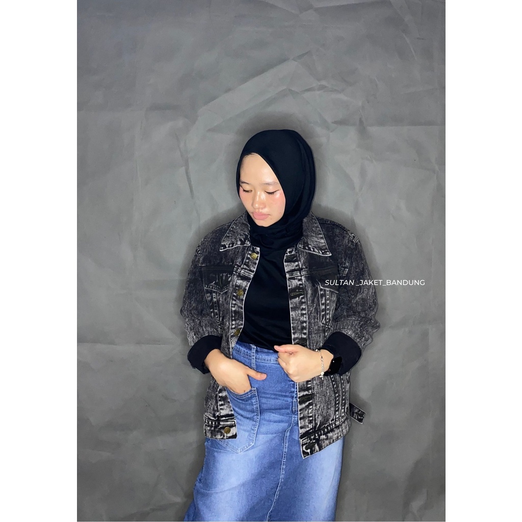 JAKET JEANS SANDWASH || CLASIC DENIM PRIA DAN WANITA