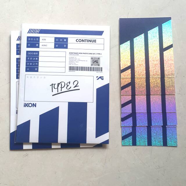 [SET 7 pc] IKON Continue photocard polaroid set Type 2