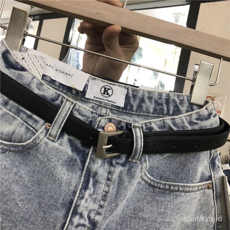 Celana jeans pendek wanita korea style hitam putih celana denim celana pendek jumbo xxxl xxxxl hot pants perempuan highwaist jens ripped kekinian short pants wanita