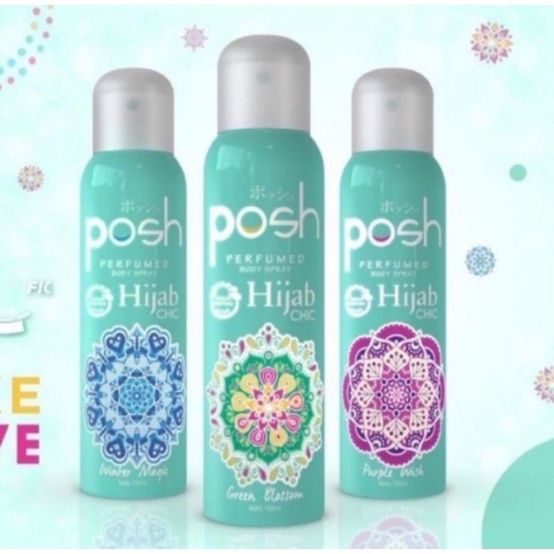 Jual POSH Hijab Body Spray 150ml | Shopee Indonesia