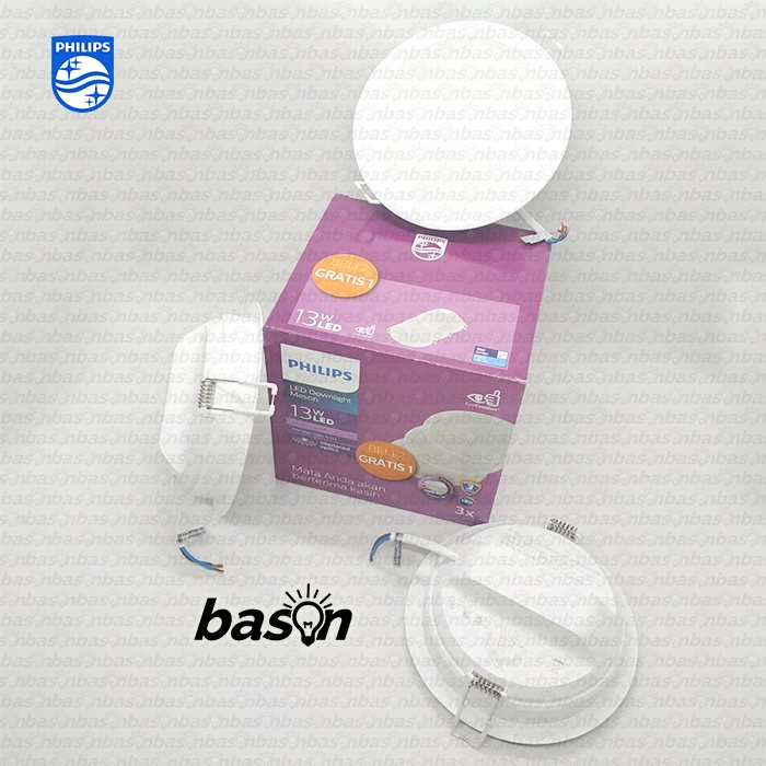 PHILIPS Meson 59464 Multipack 13W 5 inch D125 - isi 3 buah LED Downlight