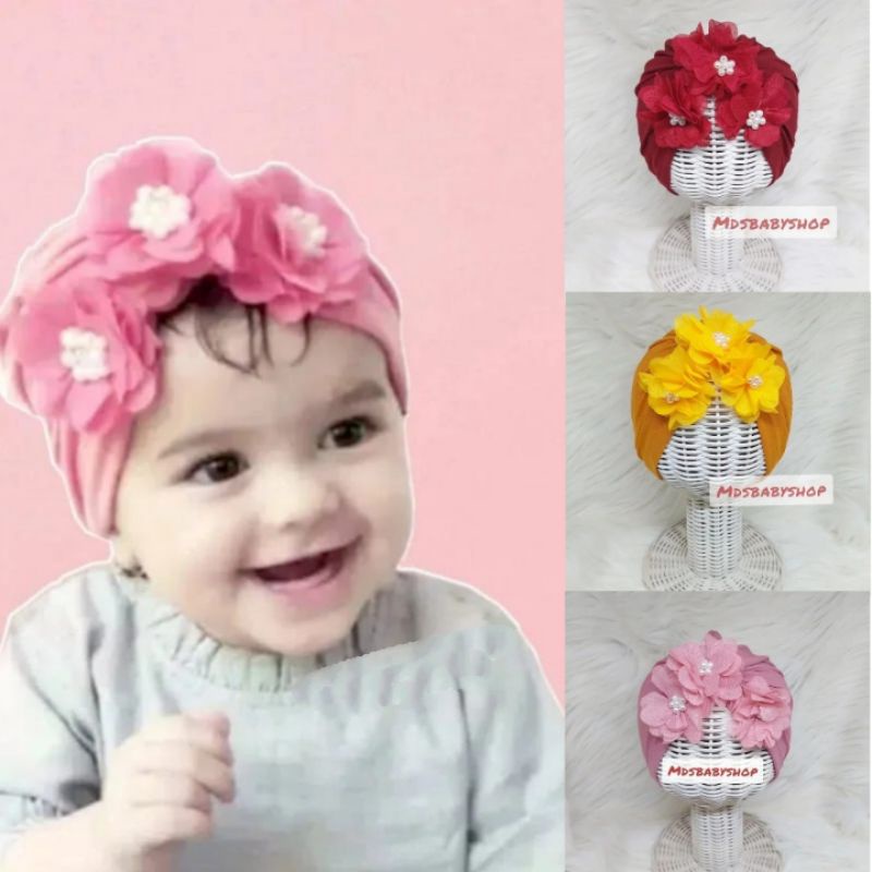 [rumahbayipdg] Turban bayi turban bunga turban bayi flower