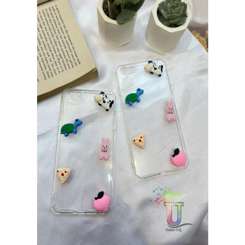 Y022 CLEAR CASE SOFTCASE CLEAR JELLY KARAKTER 3D CUTE OPPO A54 A74 A93 A8 A31 2020 A1K A3S A5S F9 A1