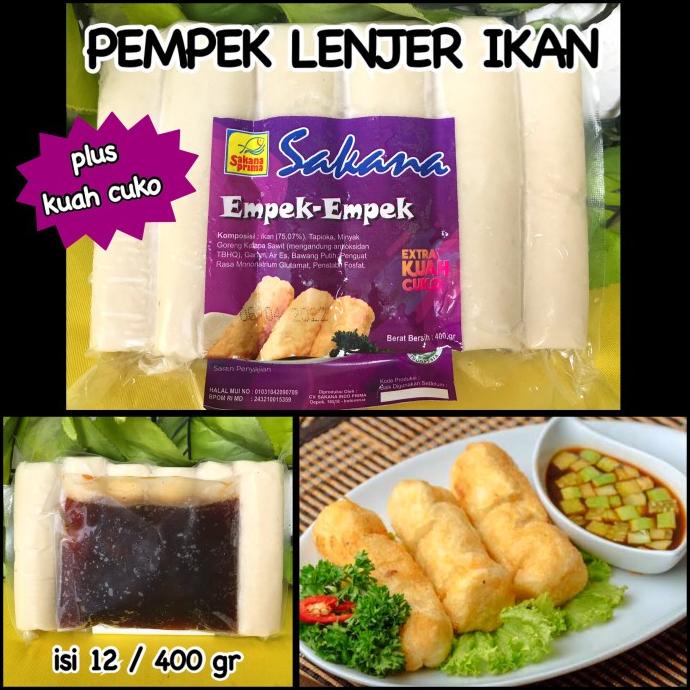 

Pempek Sakana Lenjer Mpek Mpek isi 12