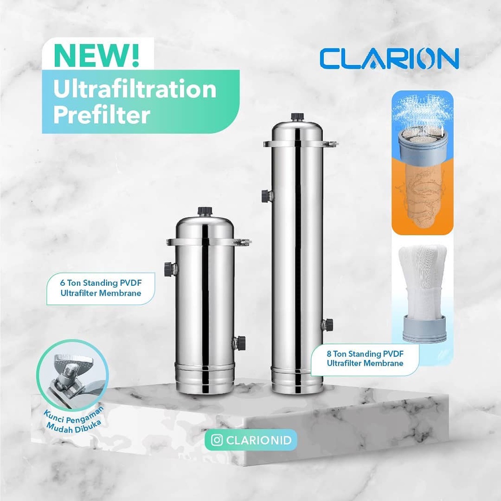 CLARION Prefilter PVDF 6000 L/H Standing/ULTRAFILTRATION