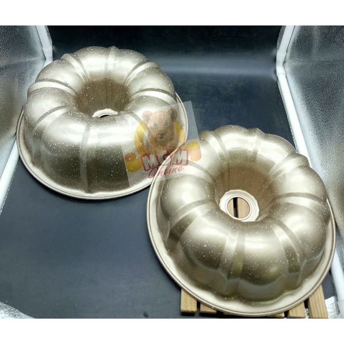 Loyang tulban Teflon 24cm anti lengket cetakan kue bolu dan agar 2615