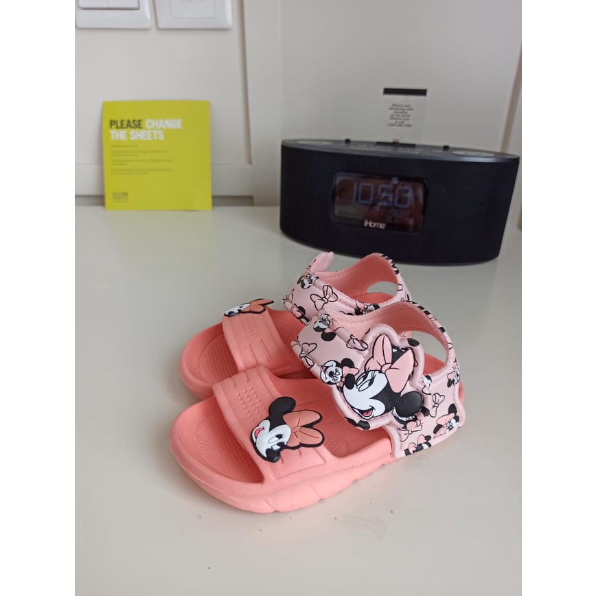 SANDAL ANAK PEREMPUAN MINNIE HEAD SIZE 24 - 29