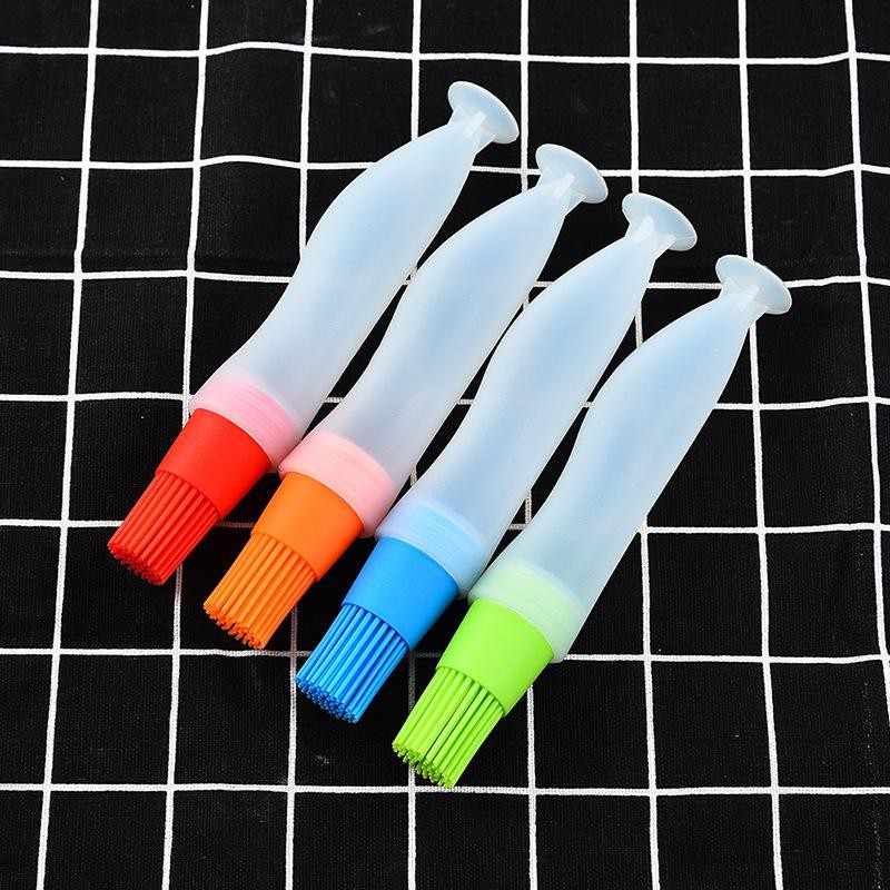 (BOW) Botol Kuas Minyak Silikon Basting Oil Brush Silicone Silicone Brush Oil 2HG35