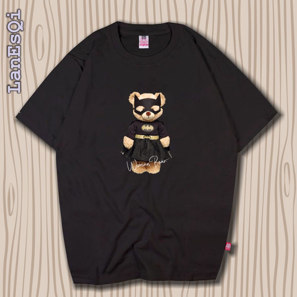 Alive Angel Kaos Distro | WOMAN BEAR / BEAR BATMAN / Boneka Beruang Teddy Bear / Tshirt Original Ban