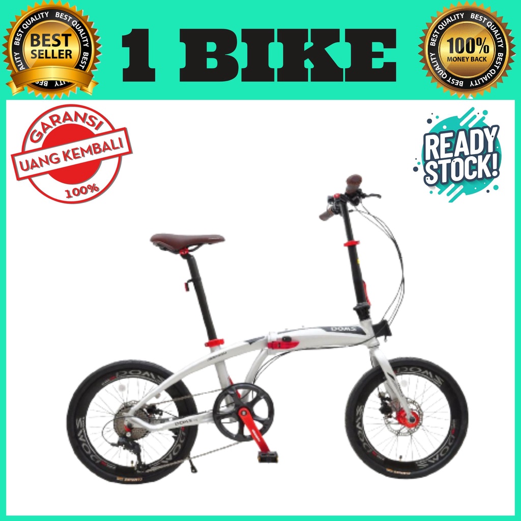 Sepeda Lipat  Folding Bike 20 Odessy Doms 9 Speed