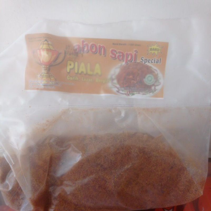 

abon sapi cap piala kemasan 1 kg