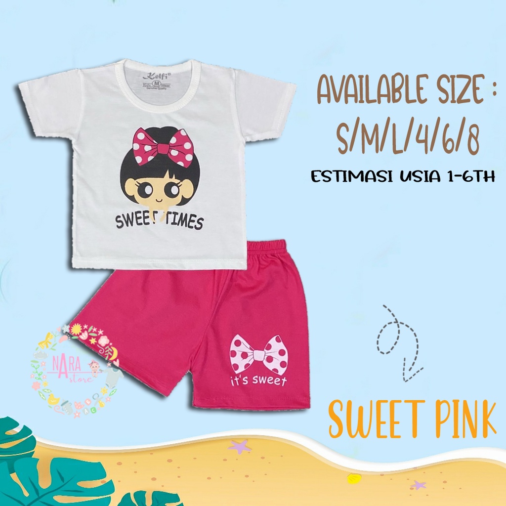 Setelan Anak Cowok 1-8 tahun The Hobby Series/Setelan Anak Kelfi/baju anak murah/Baju anak laki-laki-Sweet fanta