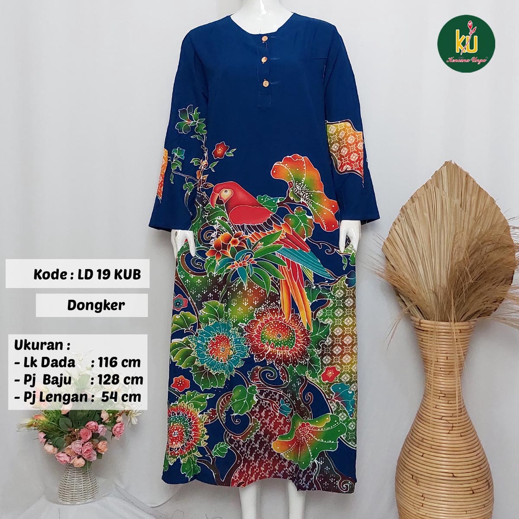 COD LD 20 KUB | DASTER PANJANG KENCANA UNGU ASLI LABEL BIRU | LongDress Wanita Lengan Panjang Busui ini-3