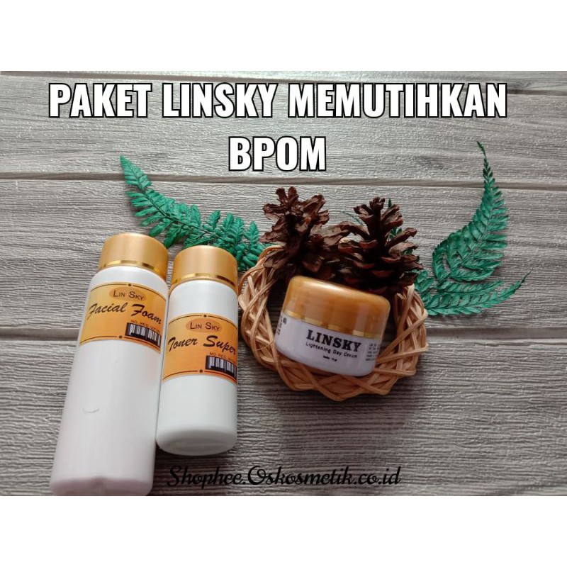 SEPAKET LINSKY BPOM ORIGINAL 100%