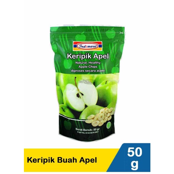 

Indomaret Keripik Buah Apel 50G