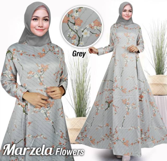 Marzela Flowers Gamis dress